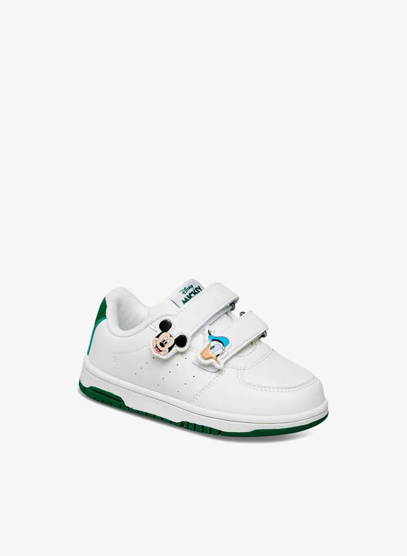 ديزني أحذية رياضية للأولاد بتصميم ميكي ماوس بشريط لاصق